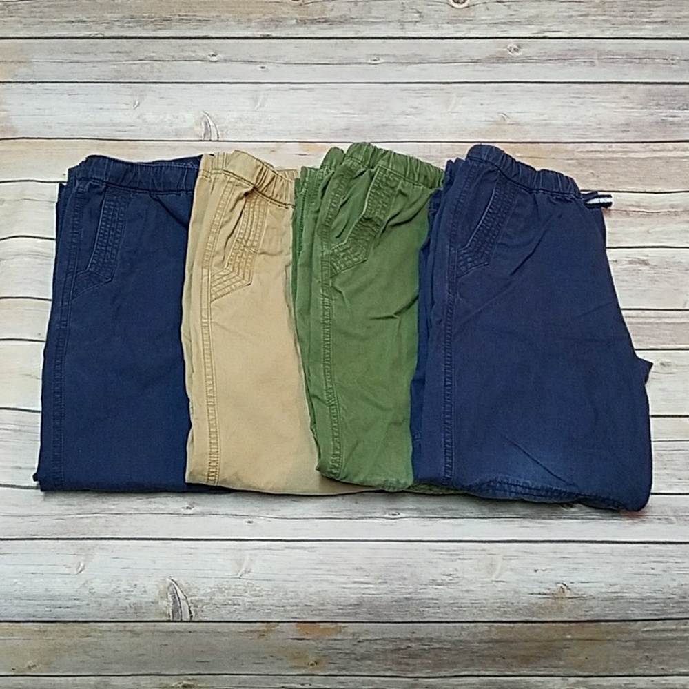 Bundle of 4 Hanna double knee canvas pants sz 8
